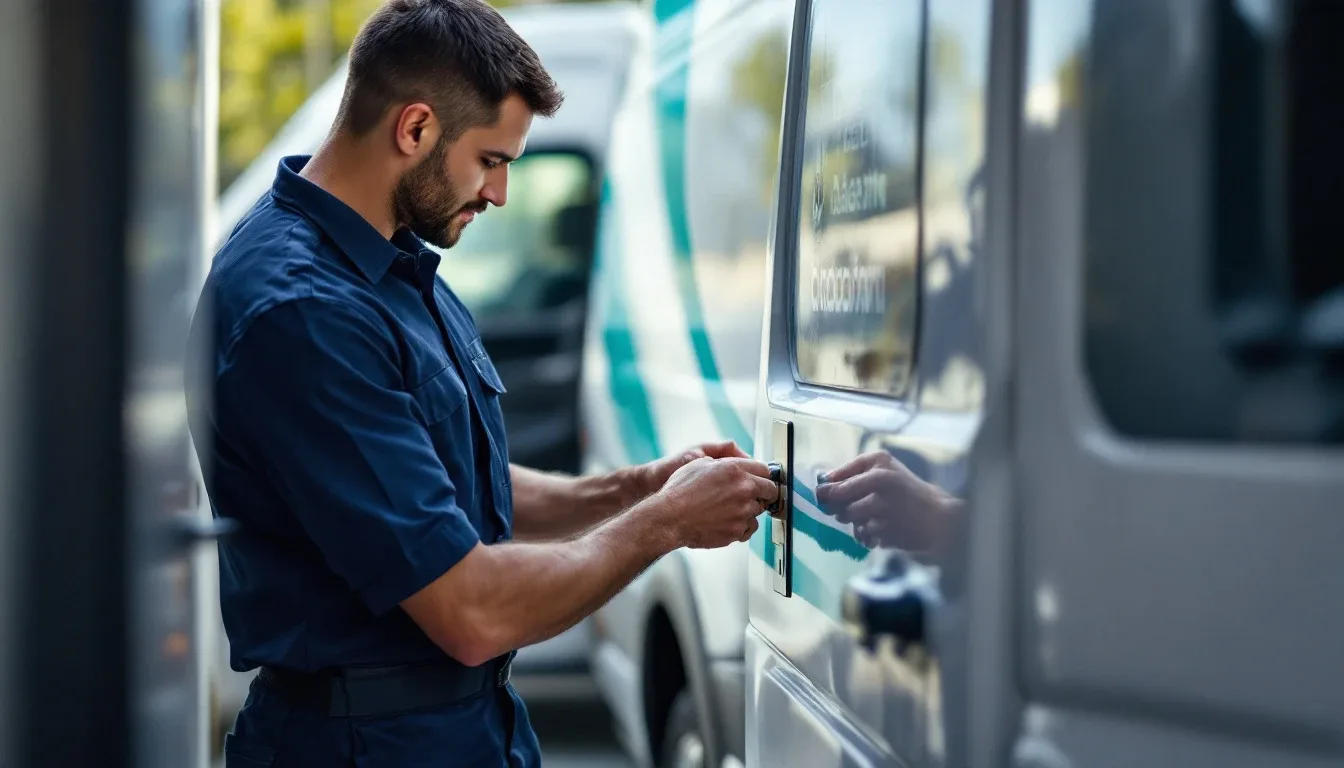 Avant Guard Locksmith mobile service technician in San Jose